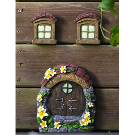 Brun dekoration för trädstam, husdekoration, dörr