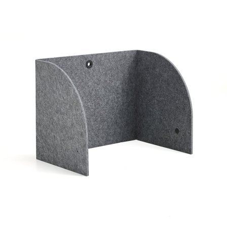 Studieskjerm FILTER, lys grå