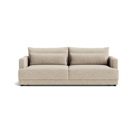 Pescara 3 personers sovesofa m/opbevaring - Anthology Beige - 222x109x84cm - Komfortabel sovesofa med pocket fjedre og medium komfort - Sovemål: 