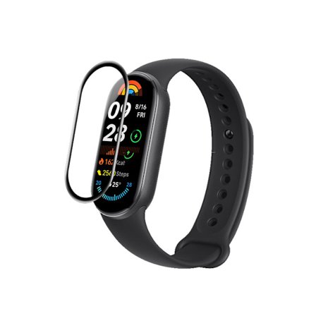 Xiaomi Band 9 skärmskydd, 2-pack 3D böjd mjuk film