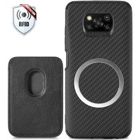 Iskunkestävä kuori Magsafe RFID:llä magneettikorttipidikkeellä Xiaomi Poco X3 NFC