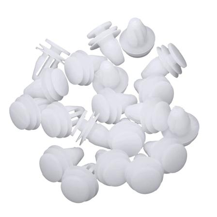 20 stk. bil hvid nitte dørbeklædningsclips Fastener & 1 stk parkeringssensor Pz36200208 Pz362-00208