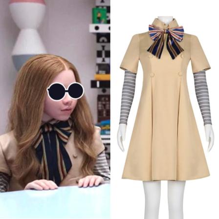 Kostymklänning Docka Cosplay Barn Skrämmande AI-robotar Klä upp dig Kids 120