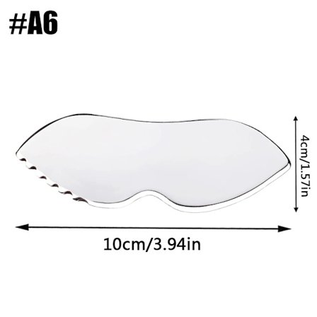 Manuell ansiktsakupressur penn i rustfritt stål, skjønnhetsstav, soneterapi trykkpunktmassasjeverktøy for dyp vevsmassasje