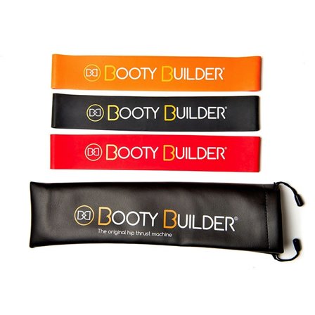 Træningselastik Booty Builder Minibands Sort 3-Pack - Bodyman.dk