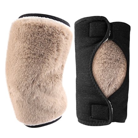 Termiske knævarmere med fleecefor for ekstra komfort