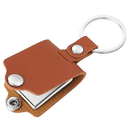 Sæt med 12 billedlæder nøgleringe Mode nøgletilbehør Læder foto nøglering Graveret læder nøglering til kvinde mand rød