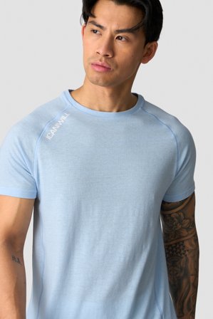ICANIWILL - Tri-Blend Clean Tee Arctic Blue - Herren - ICIW