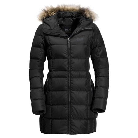 Jack Wolfskin Women's Baffin Island Coat Women down-lined parkas Black XL