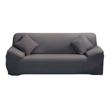 Sofaovertrekk Sofa Cover Stretch Elastisk Sofa Slipcover Sofa Cover i forskjellige størrelser og farger (3 Seater for Sofa Lengde 190-230 cm, Grå)