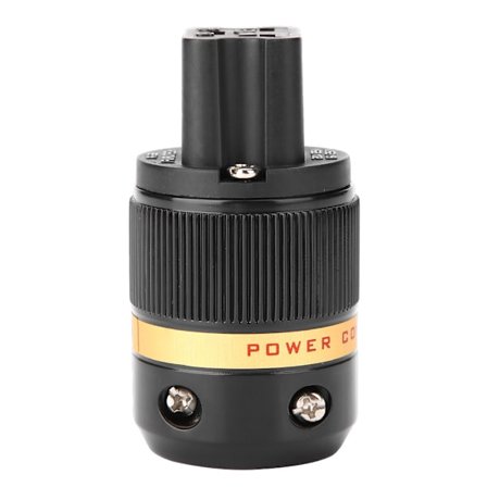 Viborg VF520 høyttalerforsterker HiFi lydstrømplugg 100-250V (VF520S kobberbelagt sølv)