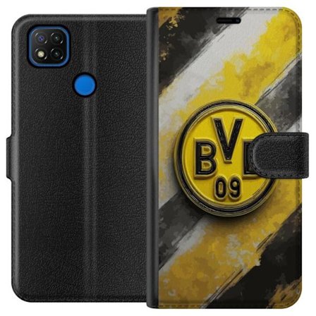 Kompatibel Tegnebogsetui til Xiaomi Xiaomi Redmi 9C Farverigt abstrakt puslespillsmønster, der symboliserer fællesskab, mangfoldighed og kreativitet