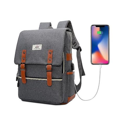 Laptop-ryggsäck för unisex, ryggsäck för studenter, ryggsäck för kontorsarbetare