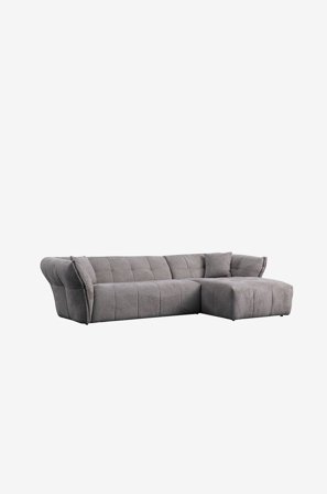 Hanah Home - Hörnsoffa Boxer Right - Grå - Soffor - Från Homeroom