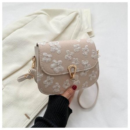 Enkel axel underarmsväska Liten fyrkantig väska KHAKI