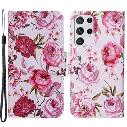 Wonderland Samsung Galaxy S22 Ultra fodral -Rosa