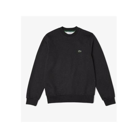 Lacoste, Logo Sweatshirt Czarny, Mężczyzna, Rozmiar: L