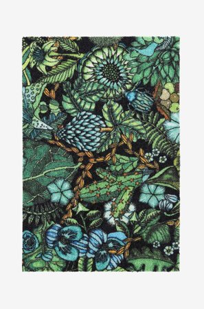 InHouse Group - Dörrmatta Klorofyll - Vihreä - Ovi- & porrasmatot - 60X90 - - Homeroom