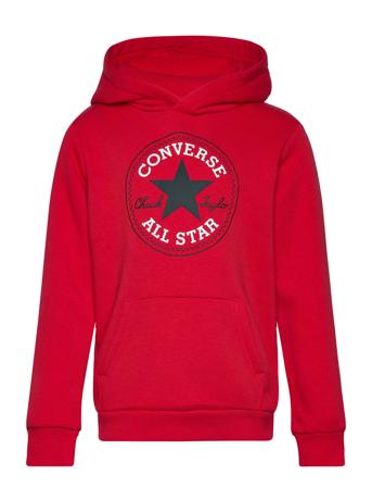 Cnvb Fleece Ctp Core Po Hoodie / Cnvb Fleece Ctp Core Po Hoo Hettegenser Genser Rød Converse*Betinget Tilbud