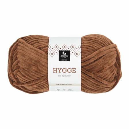 Gjestal Garn Hygge Mørk-Brun 2105, 100g