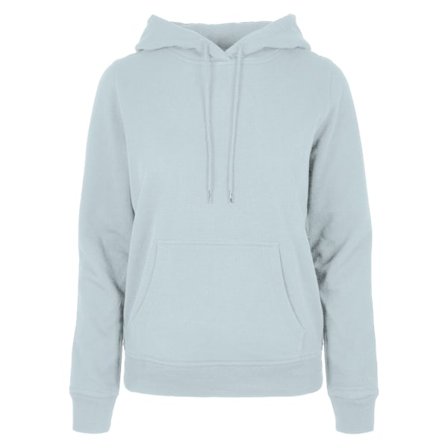 Build Your Brand Dam/Dam Basic Hoodie S Ocean Blue