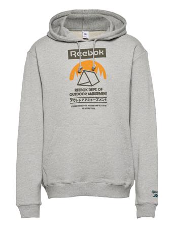 Cl Camping Graphic Hoodie Grey Reebok Classics