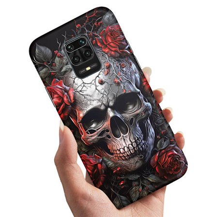 Xiaomi Redmi Note 9 Pro - Kuoret/Suojakuori Skull Roses