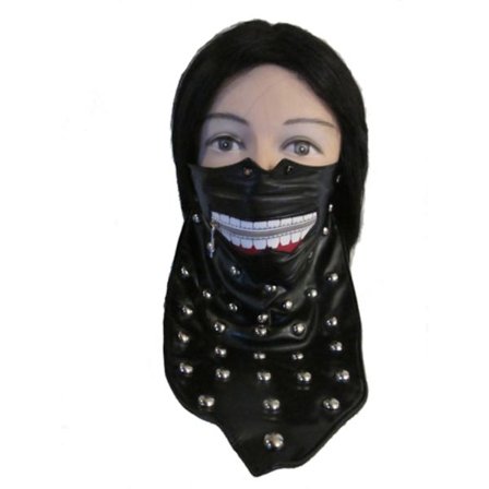 Skinnskjerf med runde nagler Motorsykkel