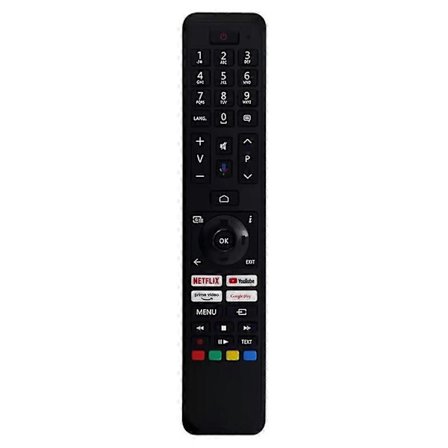 CT-8563 Kaukosäädin Toshiba TV:lle 1-10m Kantama Infrapuna Korvaava Ohjain (Ei Tue Ääntä)