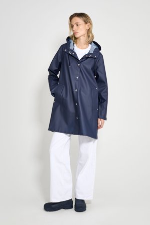 Mosebacke Lightweight Raincoat Navy