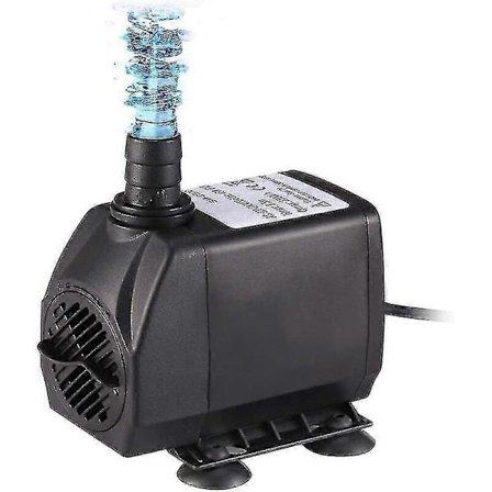 Pompe Submersible, Akvariumpumpe 1500l/h Multifunksjon Akvariefisk Fontene, Vannpumper, Bassengpumper