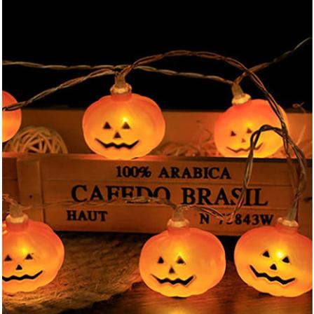 Led Halloween String Lights Pumpkin Bat Skull Light Horror