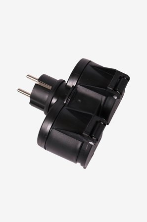 PR Home - Grenkontakt 2 a IP44 utomhus, 12 cm - Svart - Utebelysning - Från Homeroom