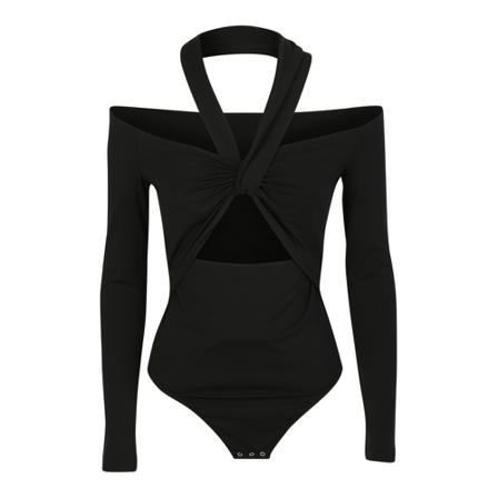 Alexander McQueen, Body cut out Czarny, Kobieta, Rozmiar: XS