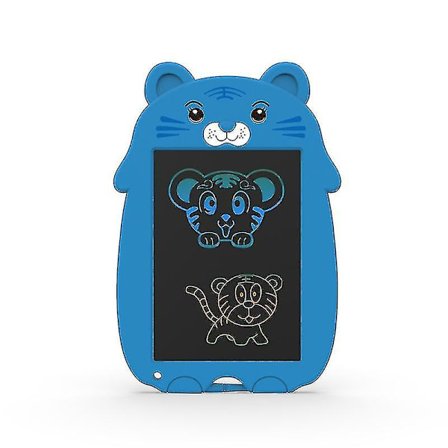 Digital LCD Skrive- og Tegnebrett for Barn Notisblokk Håndmalt Tavle (Farge: Blå)