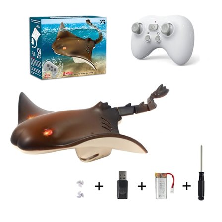 Manta Ray Svømmebasseng Leke Fjernstyrt Hai Båt [DmS]