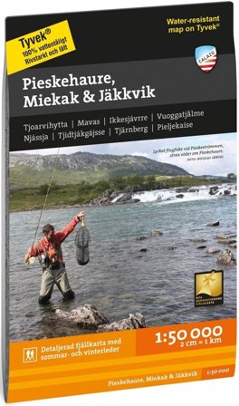 Calazo Pieskehaure, Miekak & Jäkkvik 1:50 000