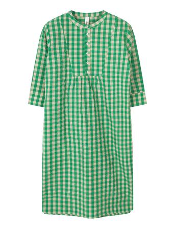 Bæk&Bølge Sonja Dress M/L Grønn/Sand Nattkjole Grønn Juna