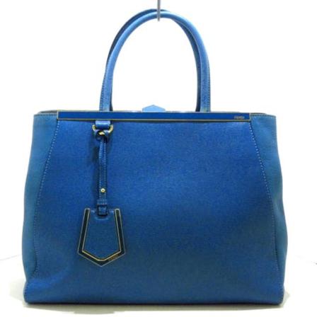 Fendi Vintage, pre-owned Handbag Blauw, Dames, Maat:ONE Size,leer