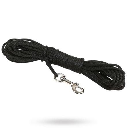 K9 Simlina 10 m Svart - Textilkoppel, Rullkoppel, Draglinor, Läderkoppel, Långlinor, Flexikoppel på Doggie.se