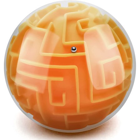 3D Gravity Memory Sequential Maze Ball Puzzle Toy Gifts (Orange