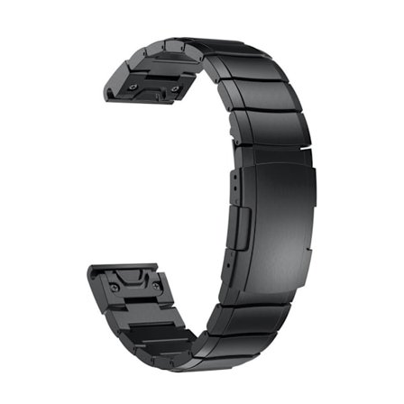 Garmin Fenix ​​​​6X Stainless Steel Watch Strap - Black