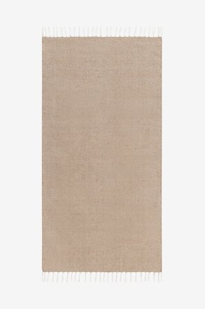 KM Home - Bomullsmatta Line - Natur - Bomulls- & trasmattor - 130X190 - Från Homeroom