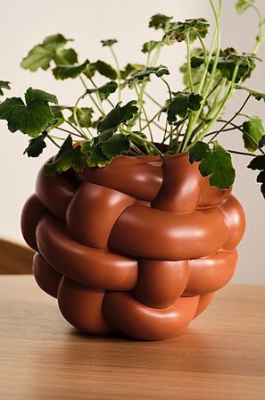 Jotex - Kruka Rostorange KNOT - Köp Krukor hos Jotex