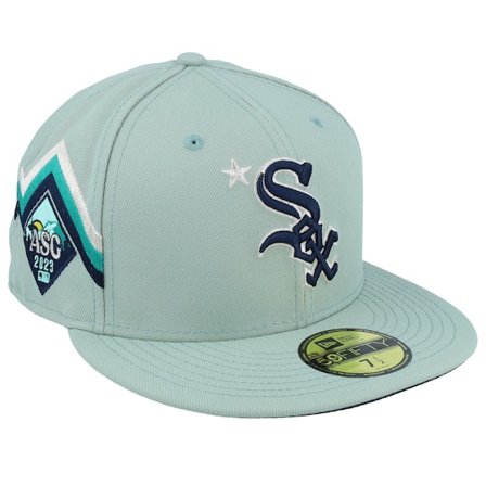 New Era - Verde fitted Gorra - Chicago White Sox 59FIFTY MLB ASG 23 Workout & Game Mint Fitted @ Hatstore