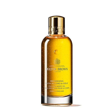 Molton Brown Mesmerising Oudh Accord & Gold Precious Body Oil 100 ml, Skincare, Karbad, Badeolie