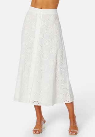 BUBBLEROOM CC broderie anglaise skirt White Klær