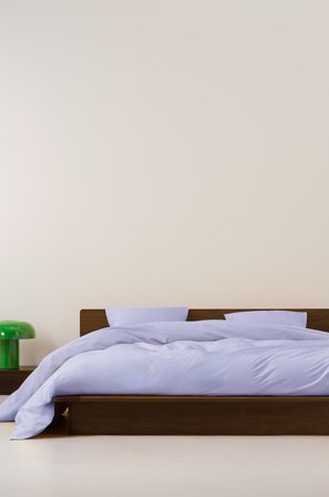 Jotex - Percale Dynetrekksett Dobbeltseng Økologisk Lilla - ZACK - Kjøp Dobbeltseng hos Jotex