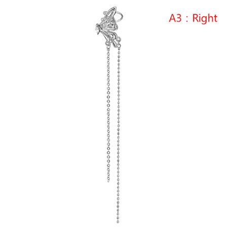 n Elegant Elf Butterfly Clip-örhängen för kvinnor, flickor, mode L