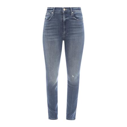 Mother Jeans , Blauw , Dames , Maat: W25